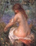 Pierre Auguste Renoir batber oil